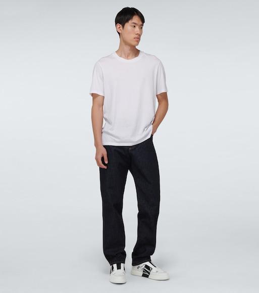 VALENTINO GARAVANI Low-top Calfskin Vl7n Sneaker In White