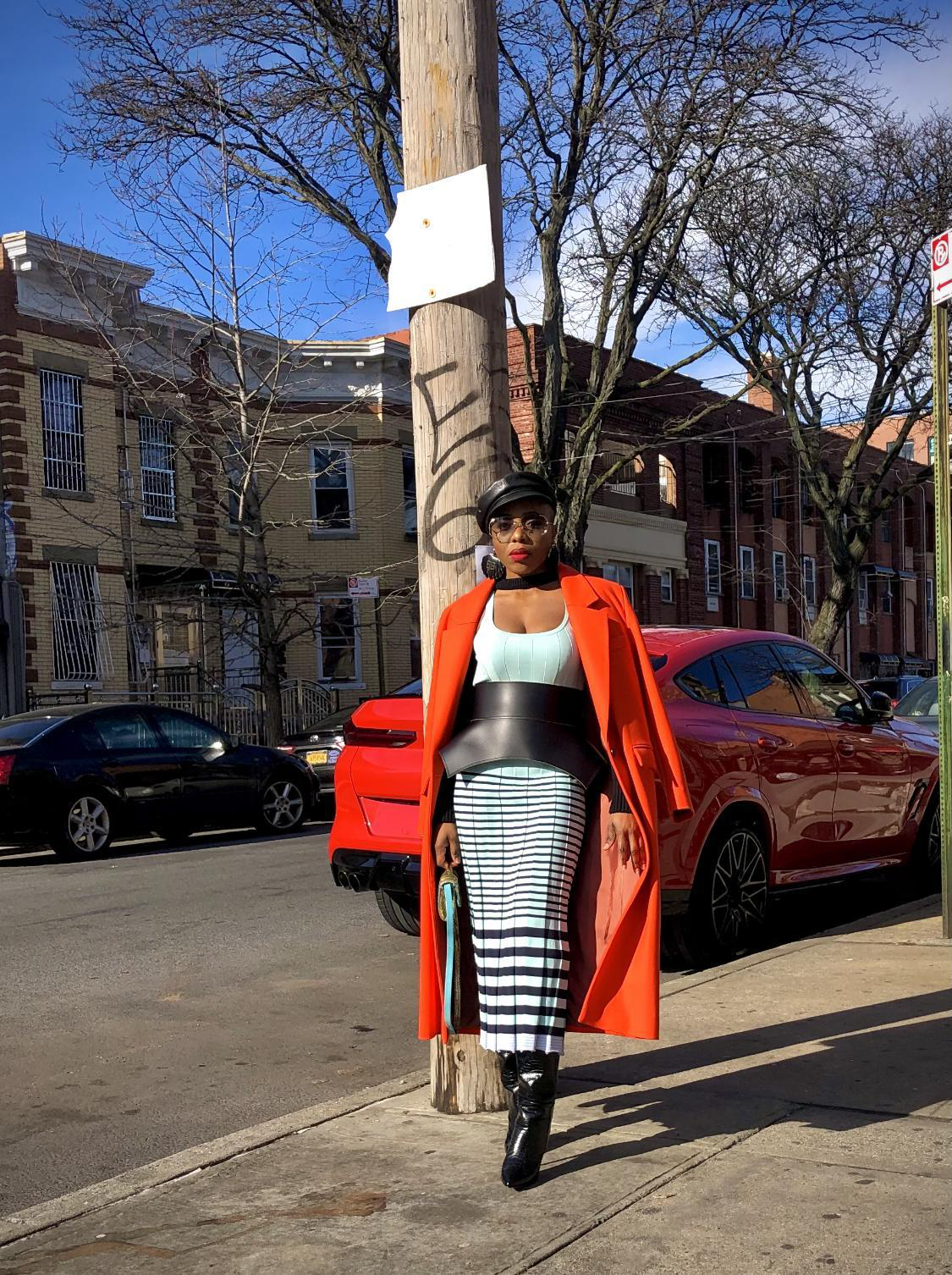 PARIS TEXAS Arrow Toe Stiletto Boots In Black Leather In Animal Print