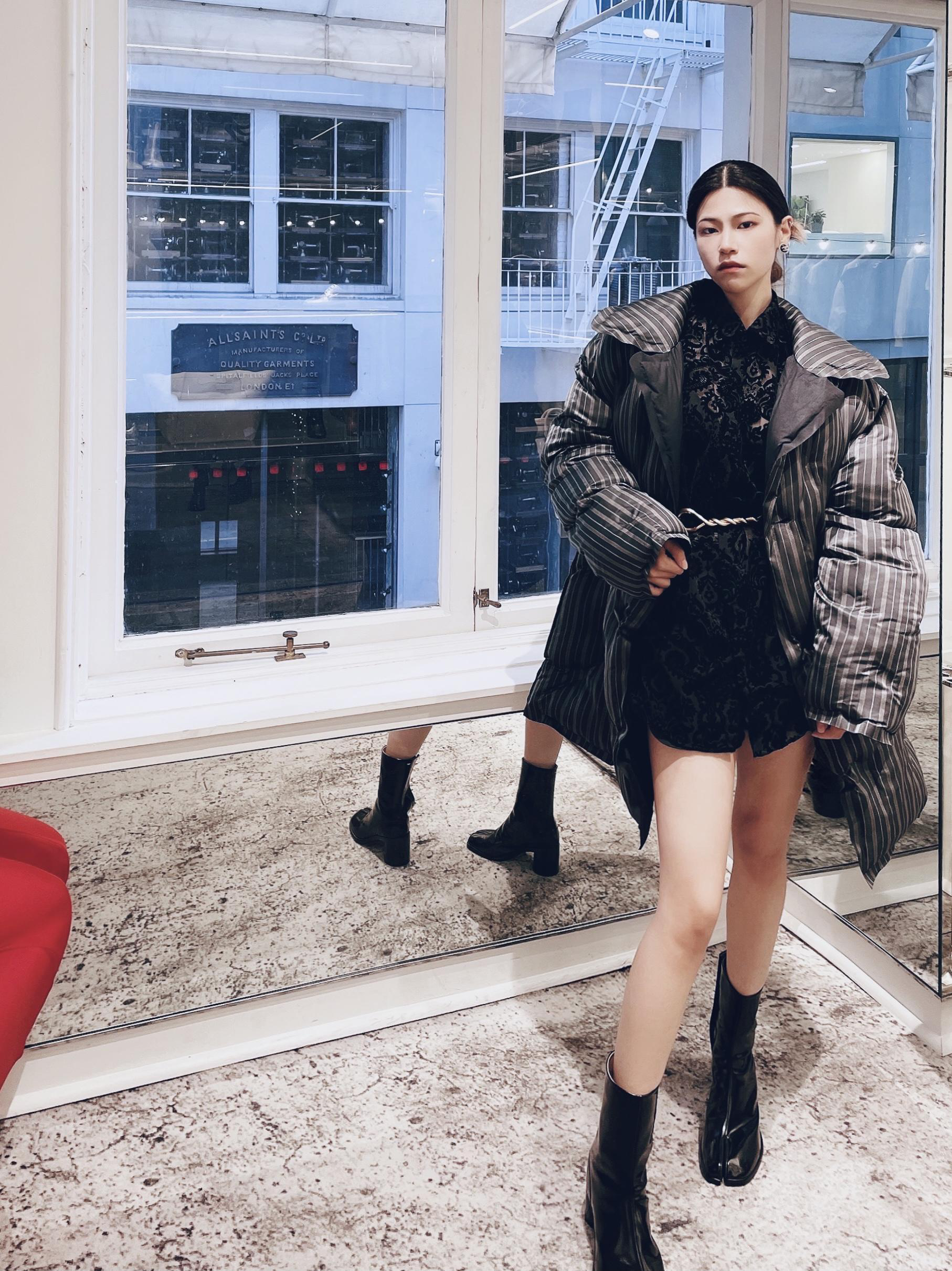 MAISON MARGIELA 20mm Tabi Brushed Leather Loafers In Black