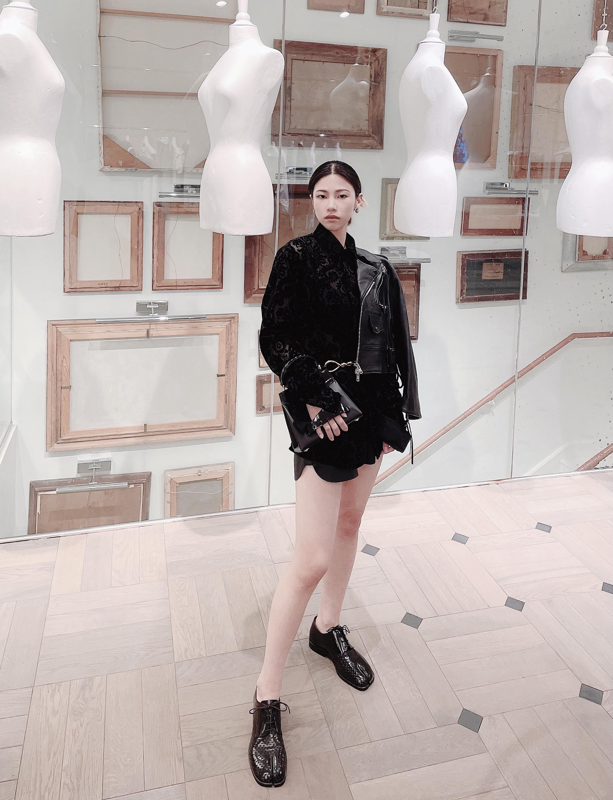 MAISON MARGIELA 20mm Tabi Brushed Leather Loafers In Black