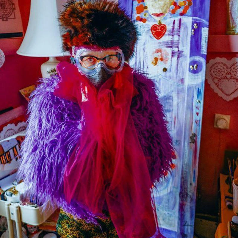 theladykrishna's Post | Wearing: Rta Kate Faux Fur Jacket In Purple