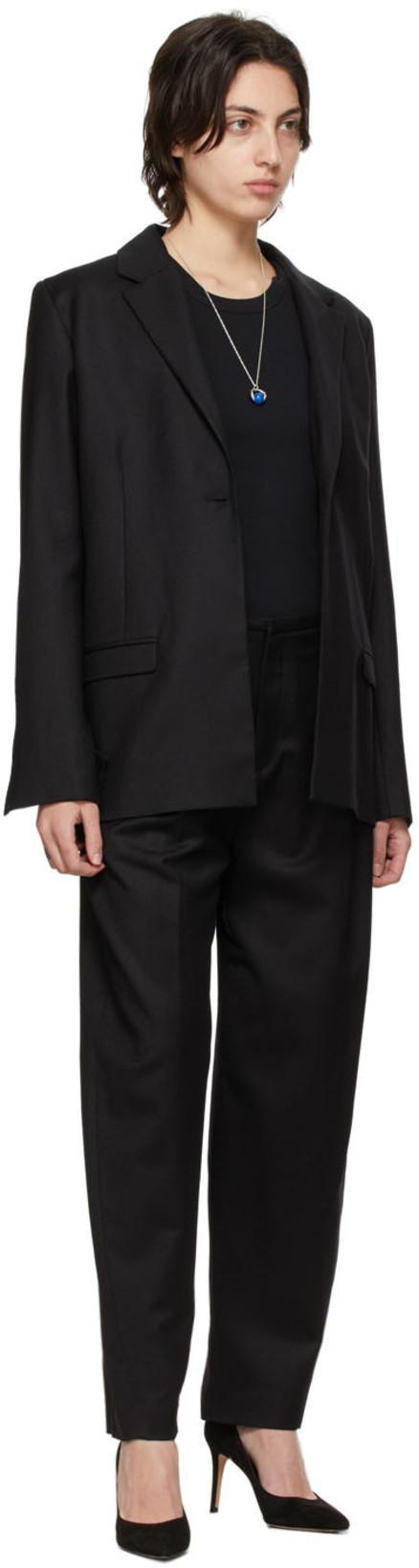 GIANVITO ROSSI Black Leather Suede Pumps