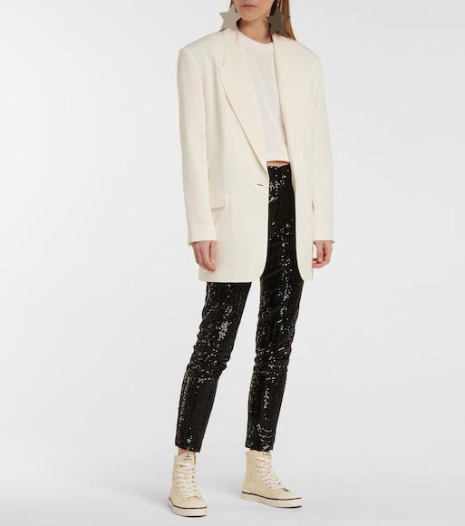 ISABEL MARANT Off-white Bankeen High Sneakers In Beige