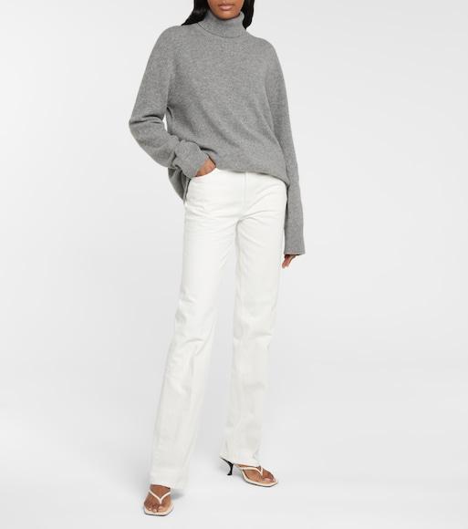 THE ROW Stepny Wool & Cashmere Knit Sweater In Grey