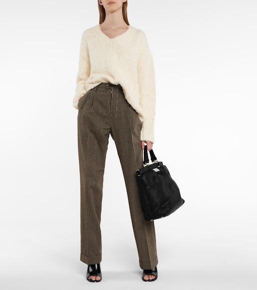 MAISON MARGIELA Tabi Leather Sandals Shoes In Black