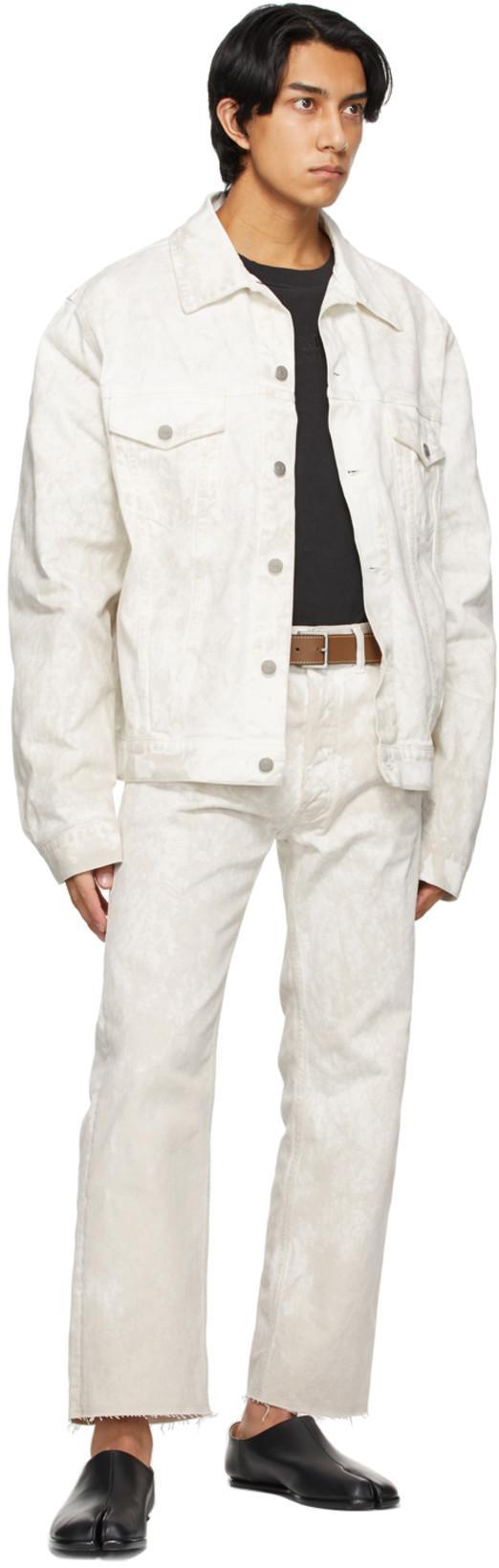 MAISON MARGIELA 10mm Tabi Leather Babouche Shoes In Gray