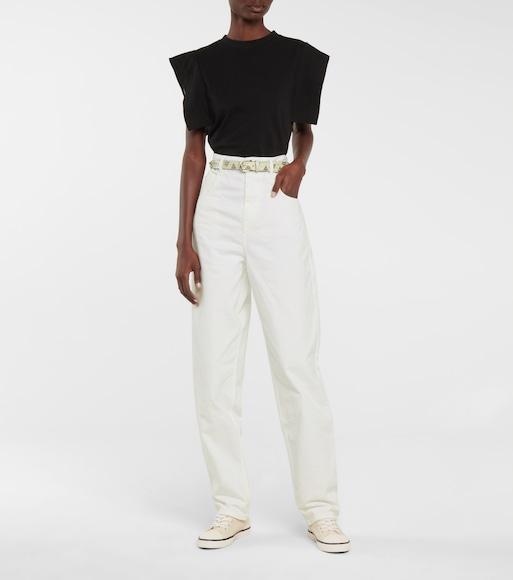 ISABEL MARANT Off-white Bankeen High Sneakers In Beige