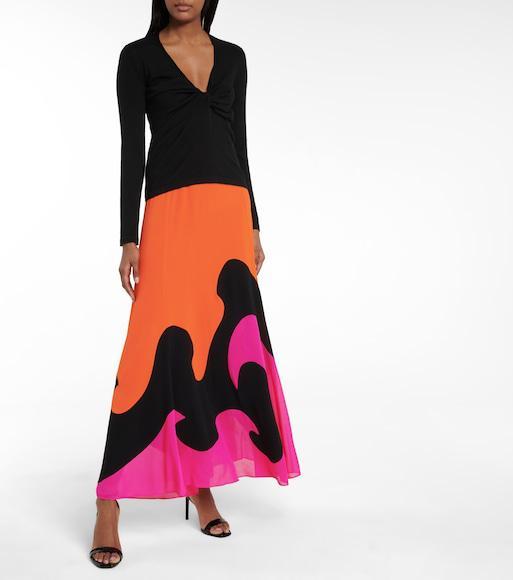 TOM FORD Fuchsia Satin Pants With Logo On Waistband In Stretch Silk Woman In Purple