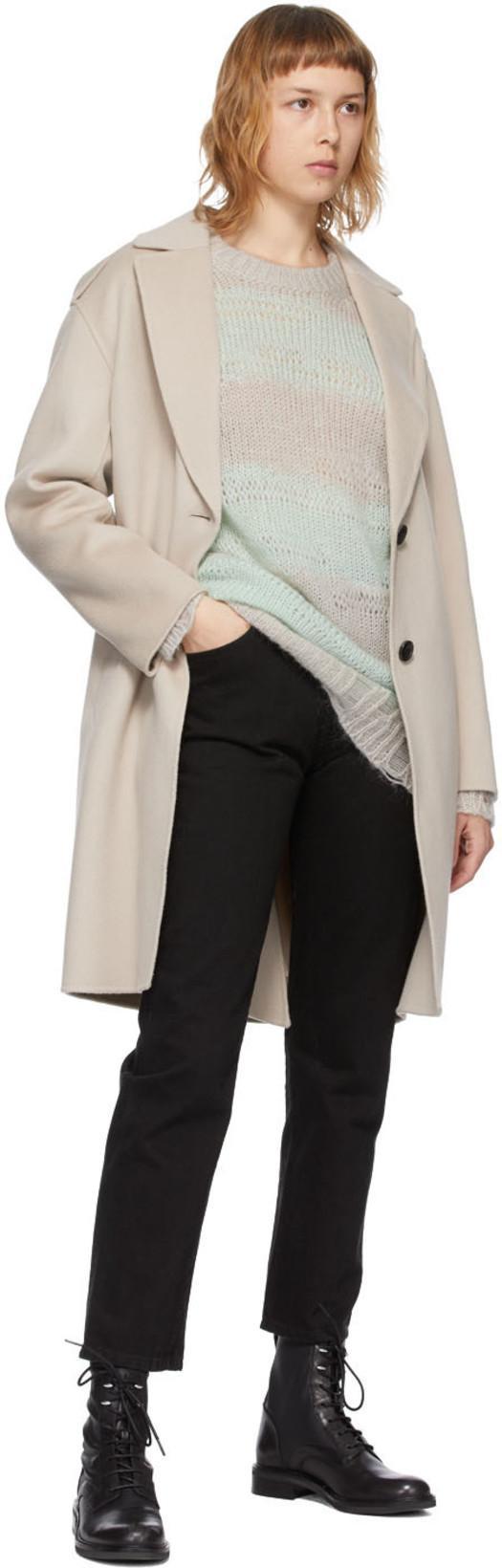 TOTÊME Straight Cropped Jeans In Black