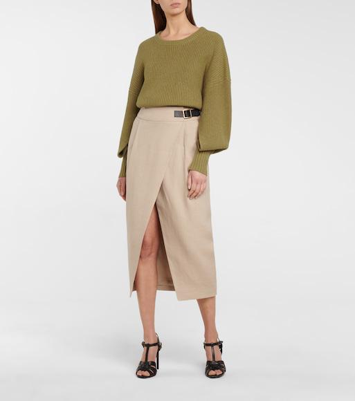 SAINT LAURENT Tribute Platform Sandals In Smooth Leather Shoes In Black