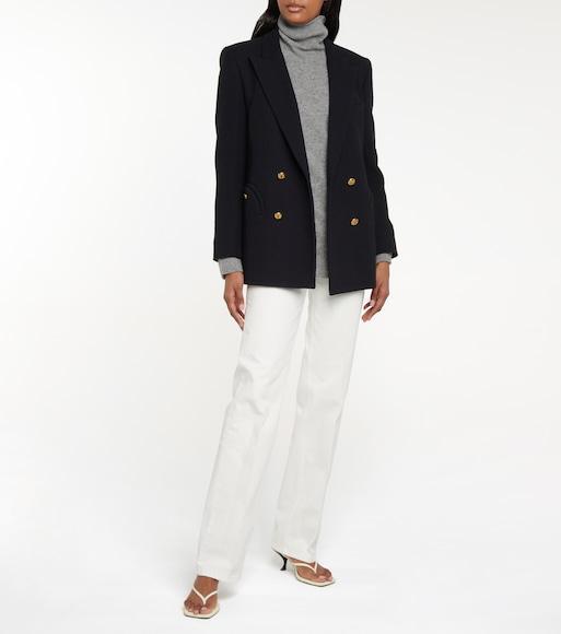 THE ROW Stepny Wool & Cashmere Knit Sweater In Grey