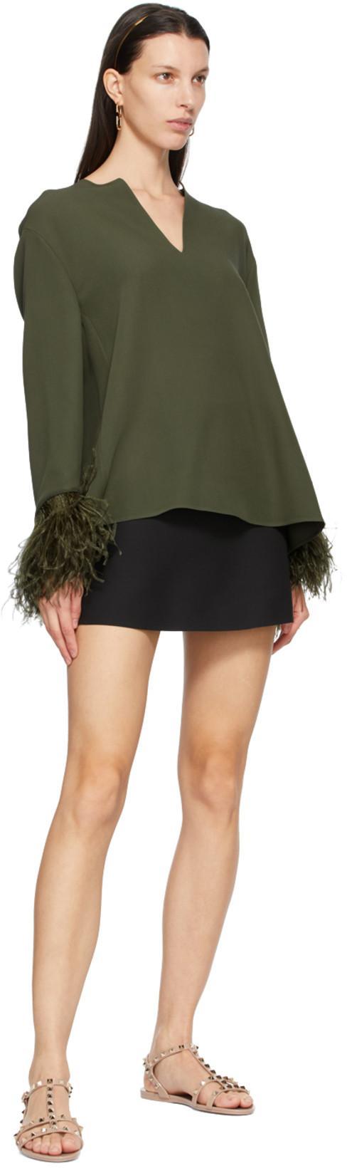 VALENTINO GARAVANI Rockstud Rubber Sandals In Poudre Color In Beige