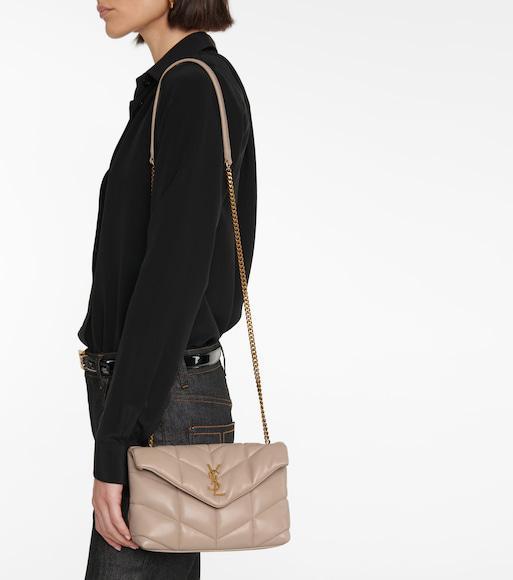 SAINT LAURENT Tribute Platform Sandals In Smooth Leather Shoes In Black