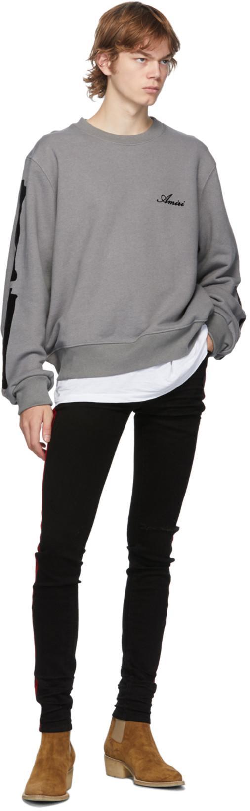 AMIRI White Logo Print T-shirt