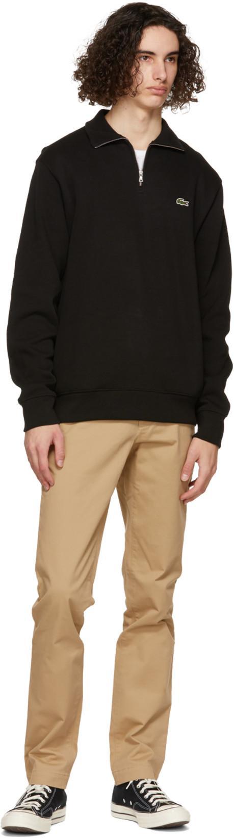 LACOSTE Basic Crew Neck Sport Tee In White