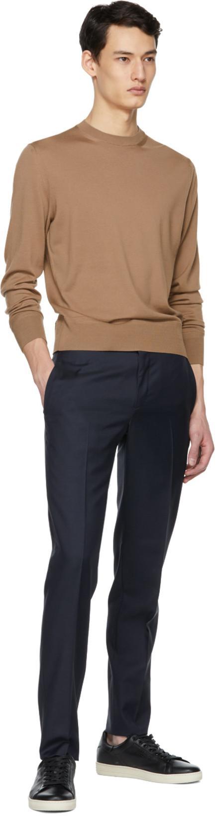 TOM FORD Logo-print Low-top Sneakers In Black