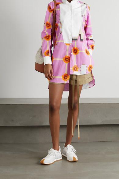 LOEWE Low-top Sneakers With Contrast Rubber Sole In White