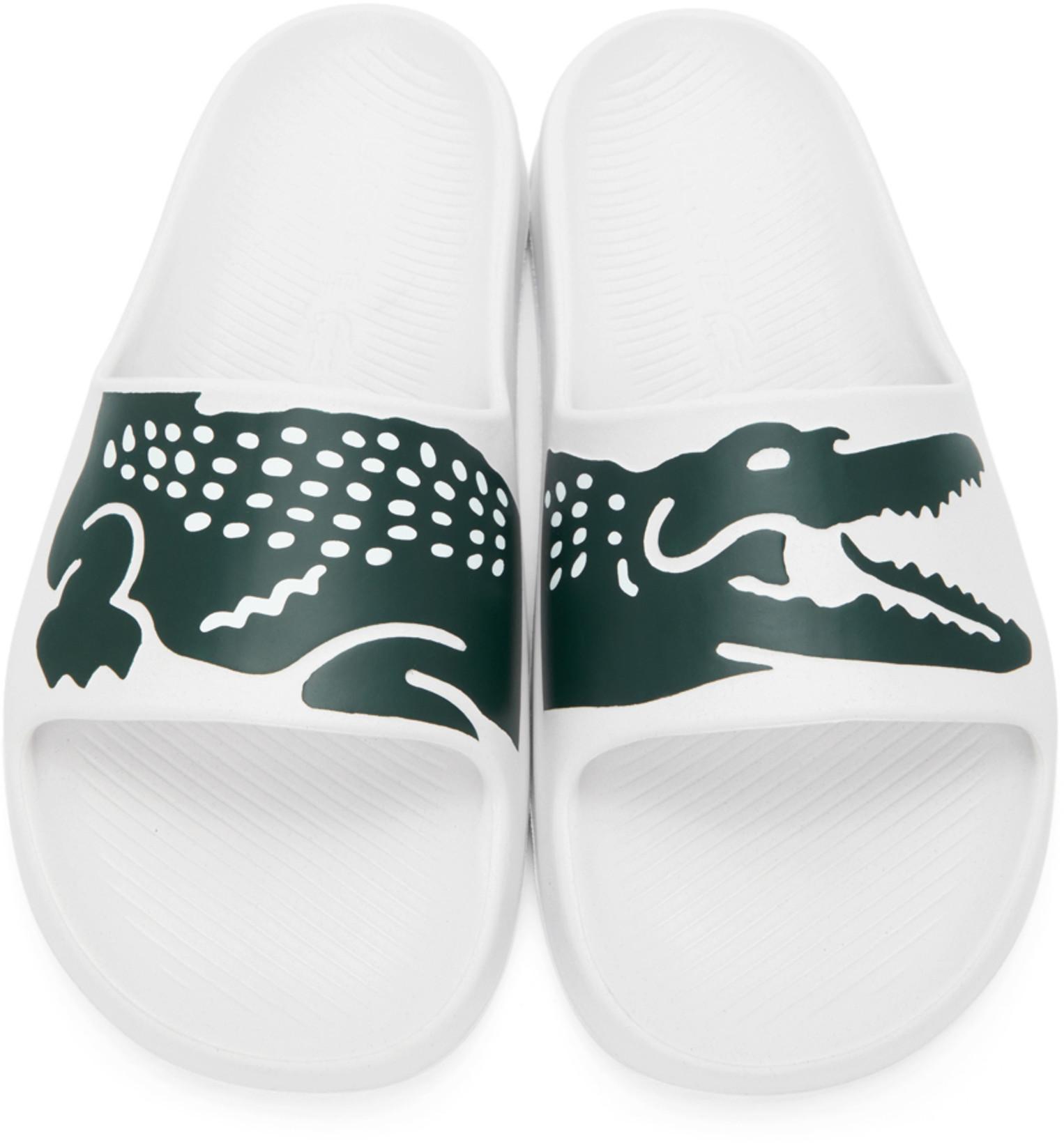 LACOSTE Embroidered-logo Cotton T-shirt In Black