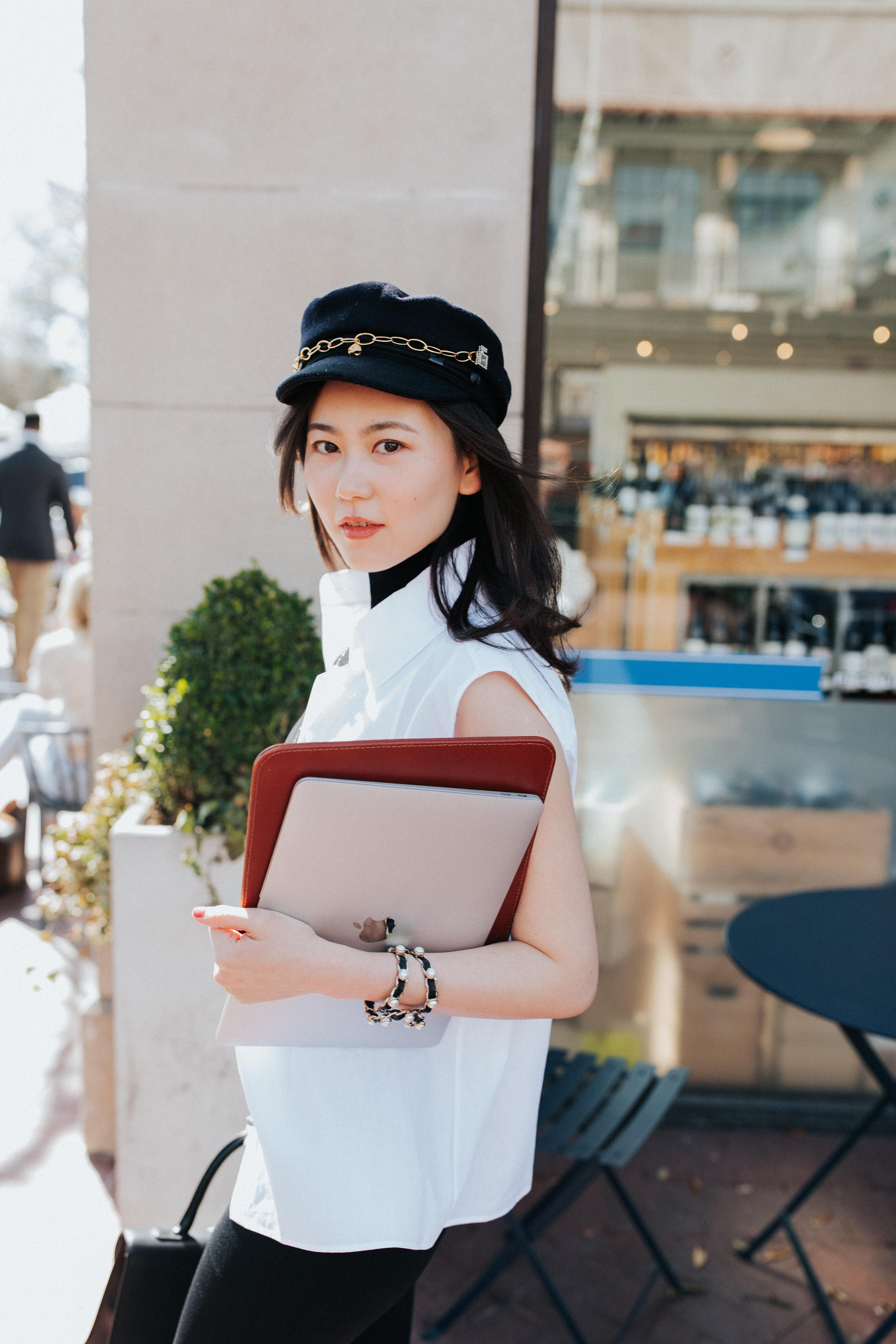 RUSLAN BAGINSKIY Chain-detail Baker Boy Hat In Black