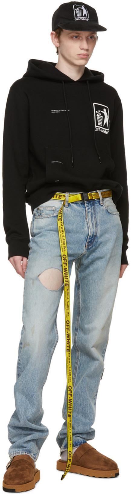 OFF-WHITE Comfort Suede Slippers In Brown