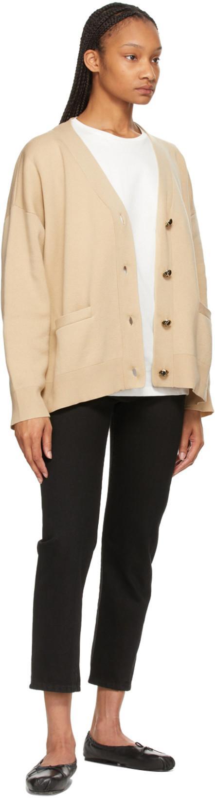 TOTÊME Straight Cropped Jeans In Black