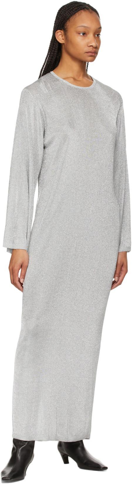 KHAITE Davis Slouchy Leather Knee Boots In Black