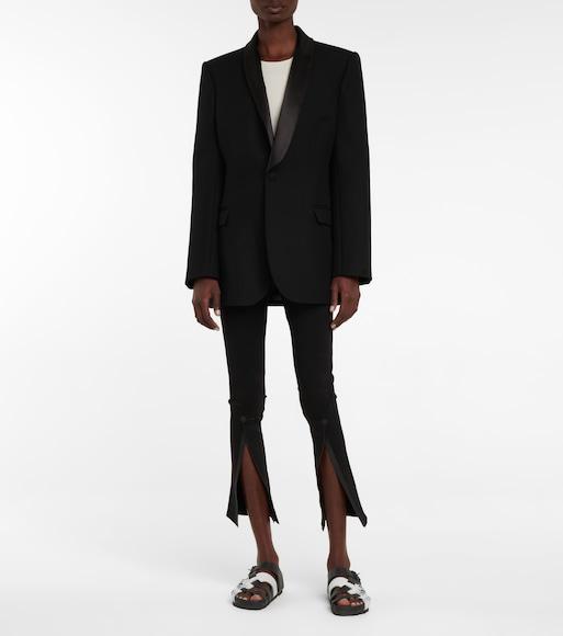 JOSEPH Scoop-neck Stretch Silk Tank In Black