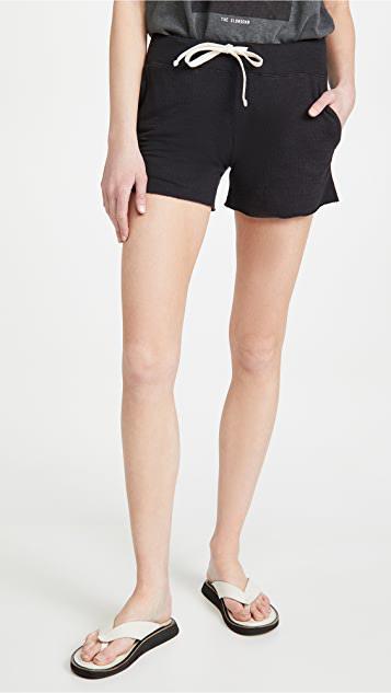 MONROW Supersoft Vintage Shorts - Black