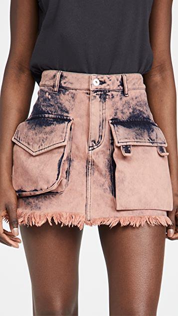 AMO Denim Sleeveless Babe Tee In Vintage Black In Purple