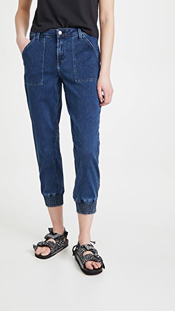 AMO Denim Sleeveless Babe Tee In Vintage Black In Purple