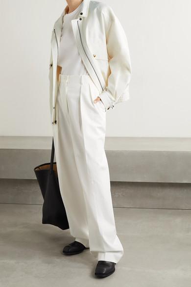 THE ROW Chiara Cotton-jersey T-shirt In White