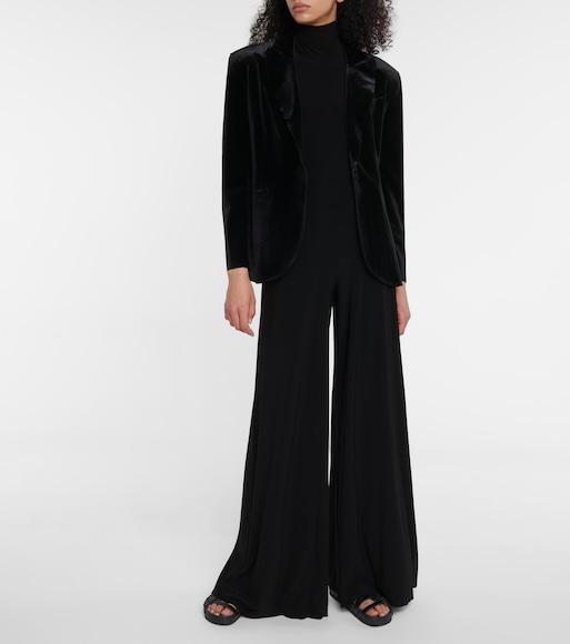 NORMA KAMALI Jersey Trousers In Multi