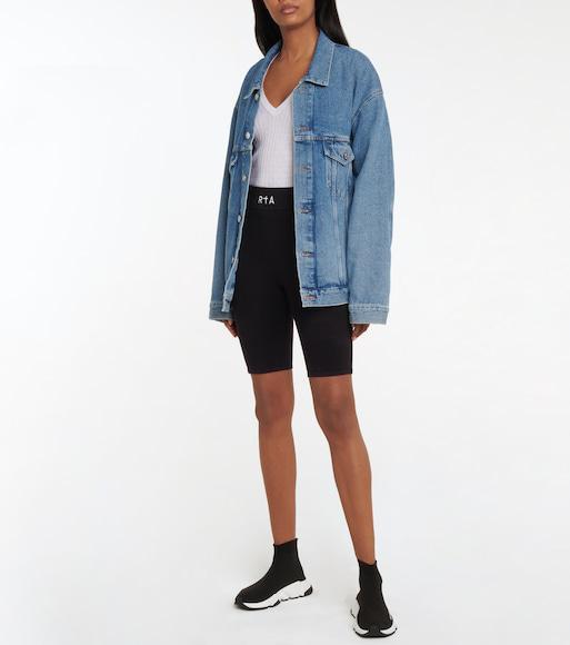 BALENCIAGA Womens Blk/white Women's Speed Stretch-knit Trainers Eur 36 / 3 Uk In Black