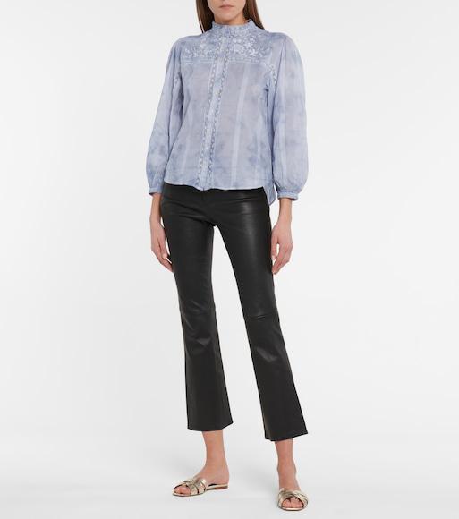 SAINT LAURENT Tribute Nu Pieds Metallic-leather Slides In Platino