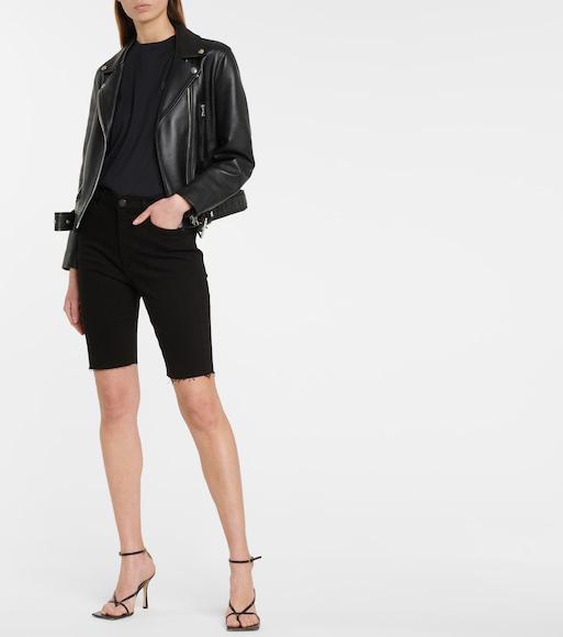 ACNE STUDIOS Ellison Face Short Sleeve Shirt In Black