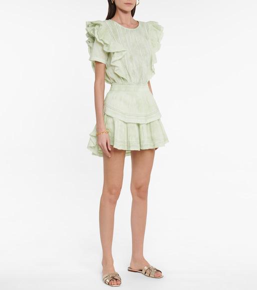 SAINT LAURENT Tribute Nu Pieds Metallic-leather Slides In Platino