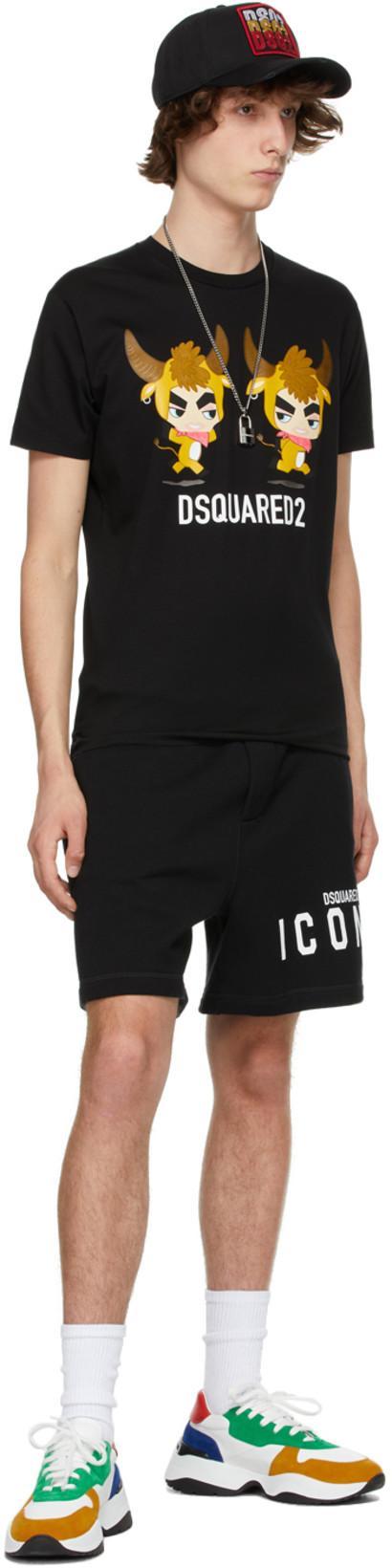 DSQUARED2 Shorts In Black