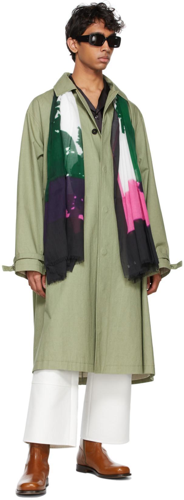 VALENTINO Baggy Fit Tapered Trousers In White