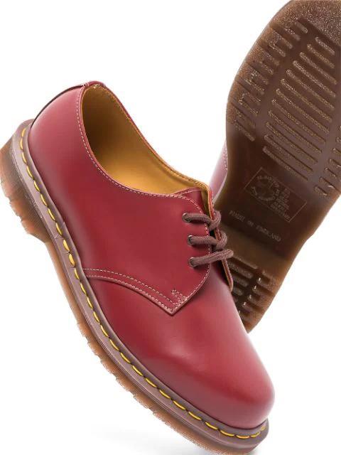 DR. MARTENS Burgundy 1461 Smooth Leather Oxford Derbys