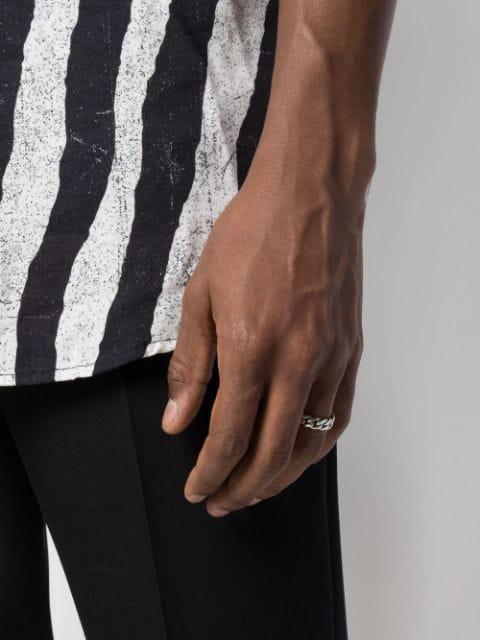 EMANUELE BICOCCHI Chain-link Ring In Argento