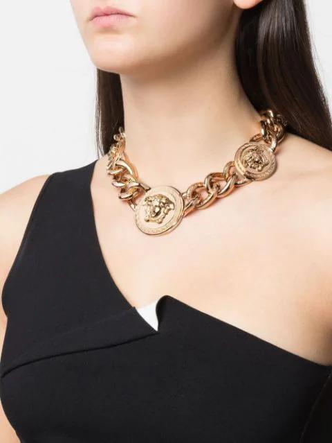 VERSACE Medusa Chain Necklace In Gold