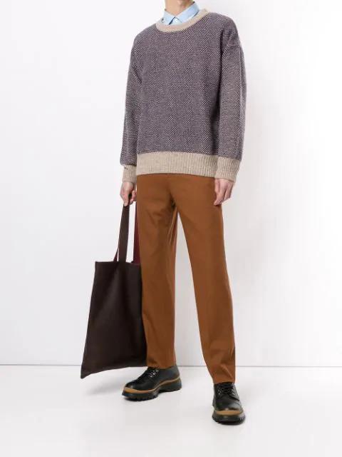 GUCCI Ribbed Black Beanie With Striking Greenaccent