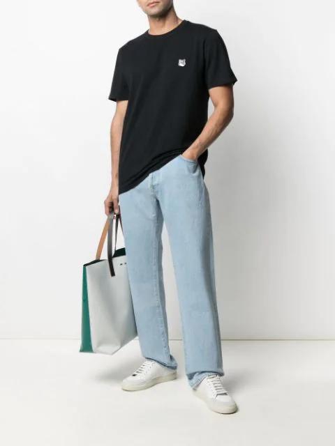 MAISON KITSUNÉ Maison Kitsune Fox Head T Shirt In Black