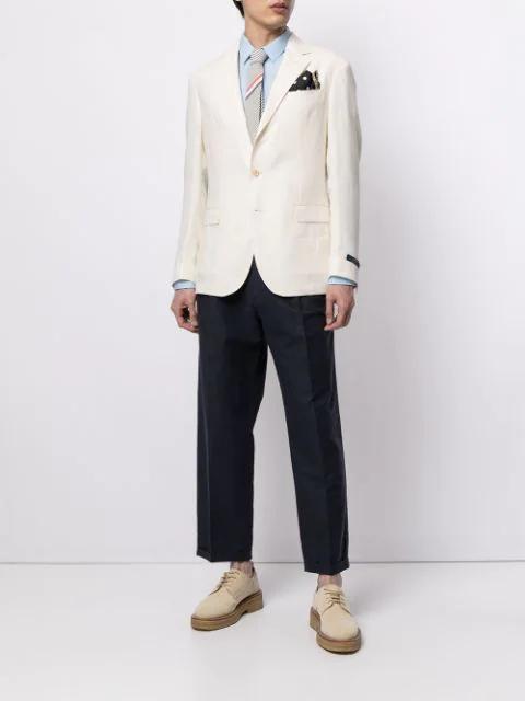 POLO RALPH LAUREN Linen Polo Soft Fit Sport Coat In Cream