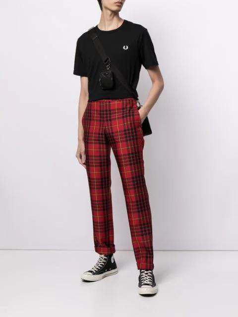 FRED PERRY Classic Crew Neck Tee In Black