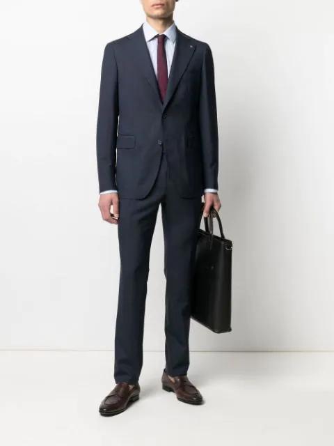 FERRAGAMO Gancini-print Fringe Scarf In Blue