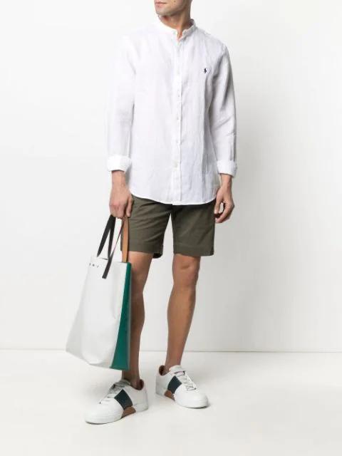 POLO RALPH LAUREN Classic Pony Logo Oxford Shirt In White