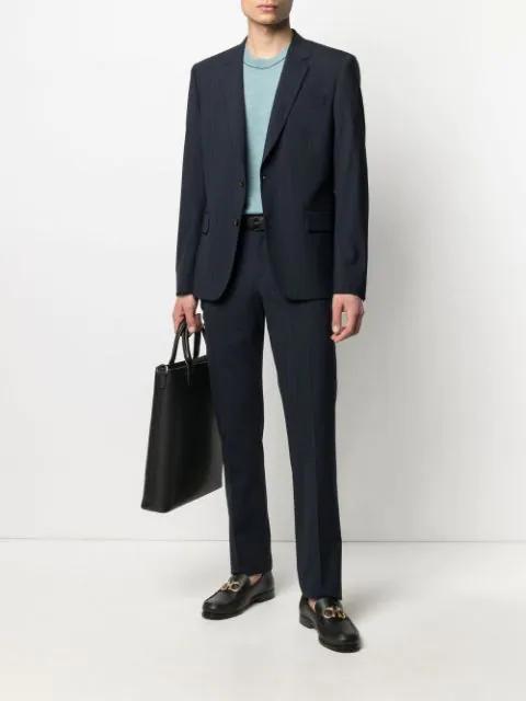 FERRAGAMO Grandioso Leather Loafer With Gancini Detail In Brown