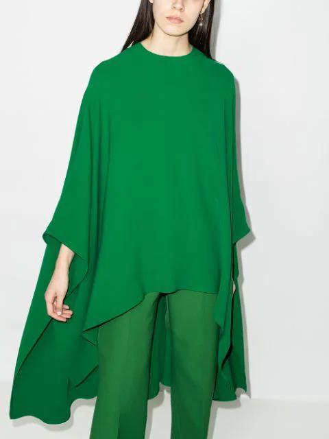 VALENTINO GARAVANI Roman Stud Leather Point-toe Flats In Black