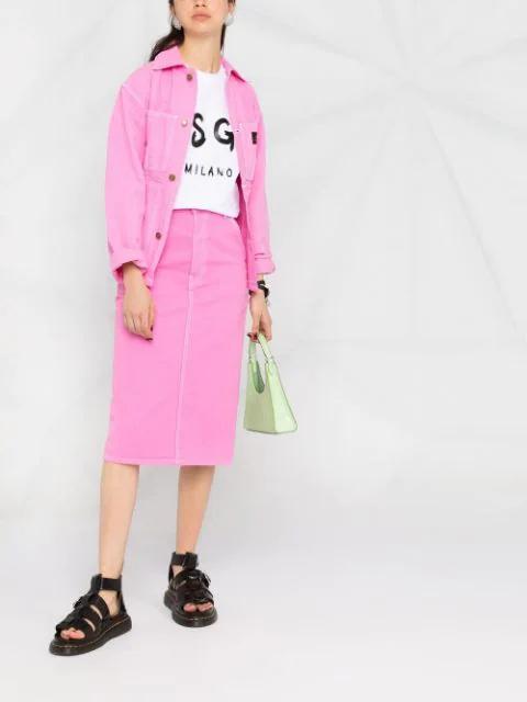 MSGM Topwear In White